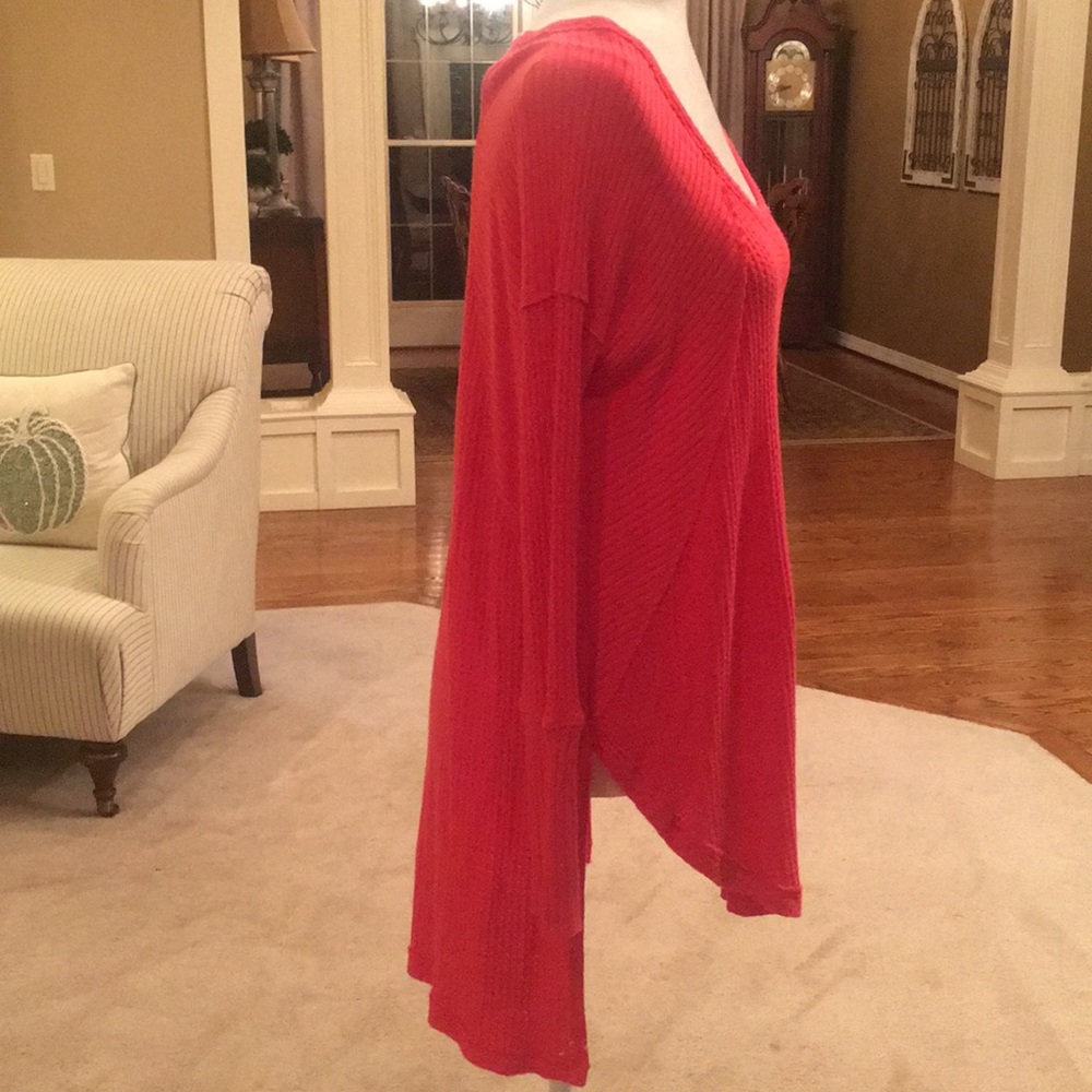 Free People Malibu Poppy Red Top - Picture 4 of 8